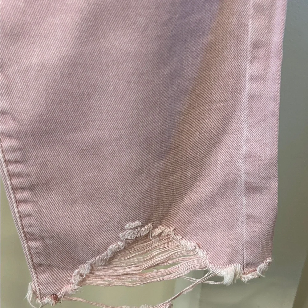 Mossimo Supply Co. Light Pink Boyfriend Crop Jeans